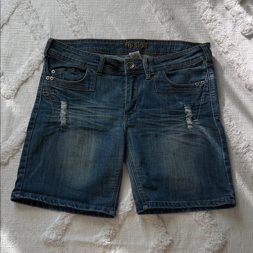 Stretch denim shorts size 13
